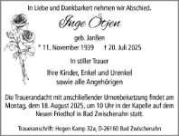 eine Anzeige