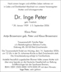 eine Anzeige